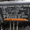 Toyota 2600 lb. cap. electric fork lift - 7