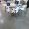 (Lot) brake room table and chairs - 3